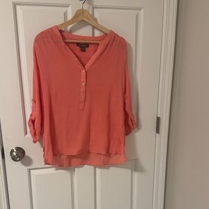 Tommy Bahama Vibrant Coral Blouse